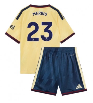 Arsenal Mikel Merino #23 Replika Tredje Tröja Barn 2026-27 Kortärmad (+ Korta byxor)